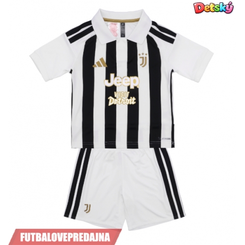 Lacne Dětský Futbalové dres Juventus Teun Koopmeiners #8 2026-27 Krátky Rukáv - Domáci (+ trenírky)